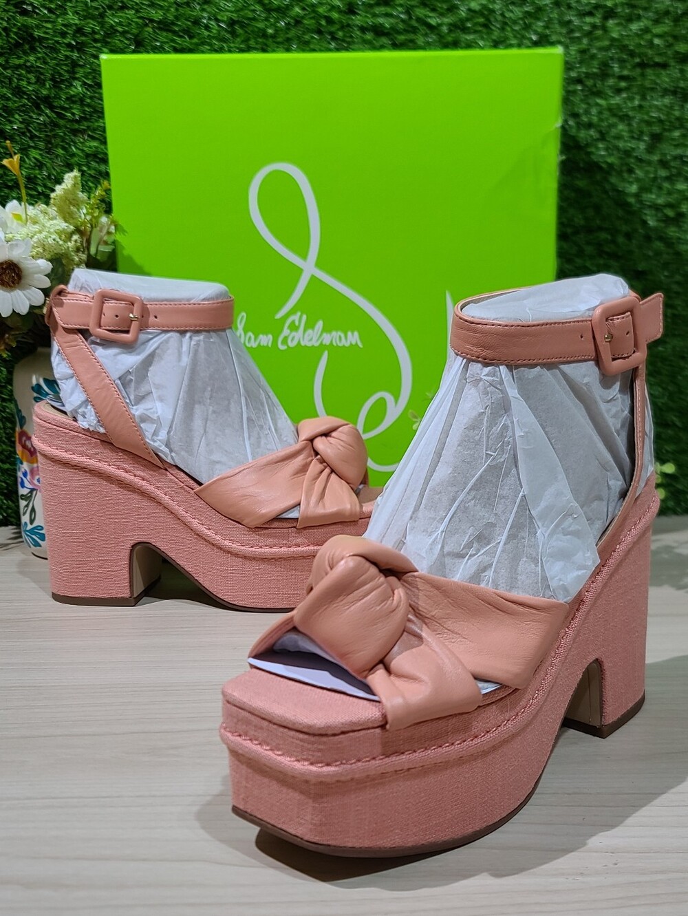 Sam Edelman Theresa Platform Sandals / Canyon Clay US Womens 7 NEW